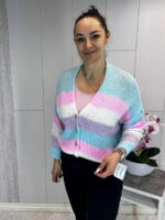 Mitmevärviline eest nööbitav kampsun - Image 2